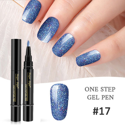 One Step Nail Polish Gel Pen