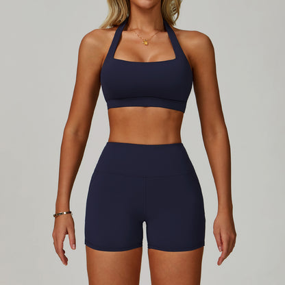 Women's Backless Yoga Fitness Set