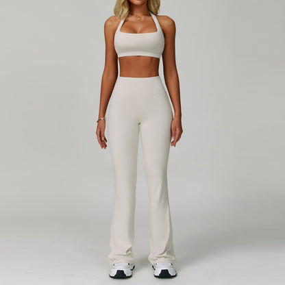 Women's Backless Yoga Fitness Set
