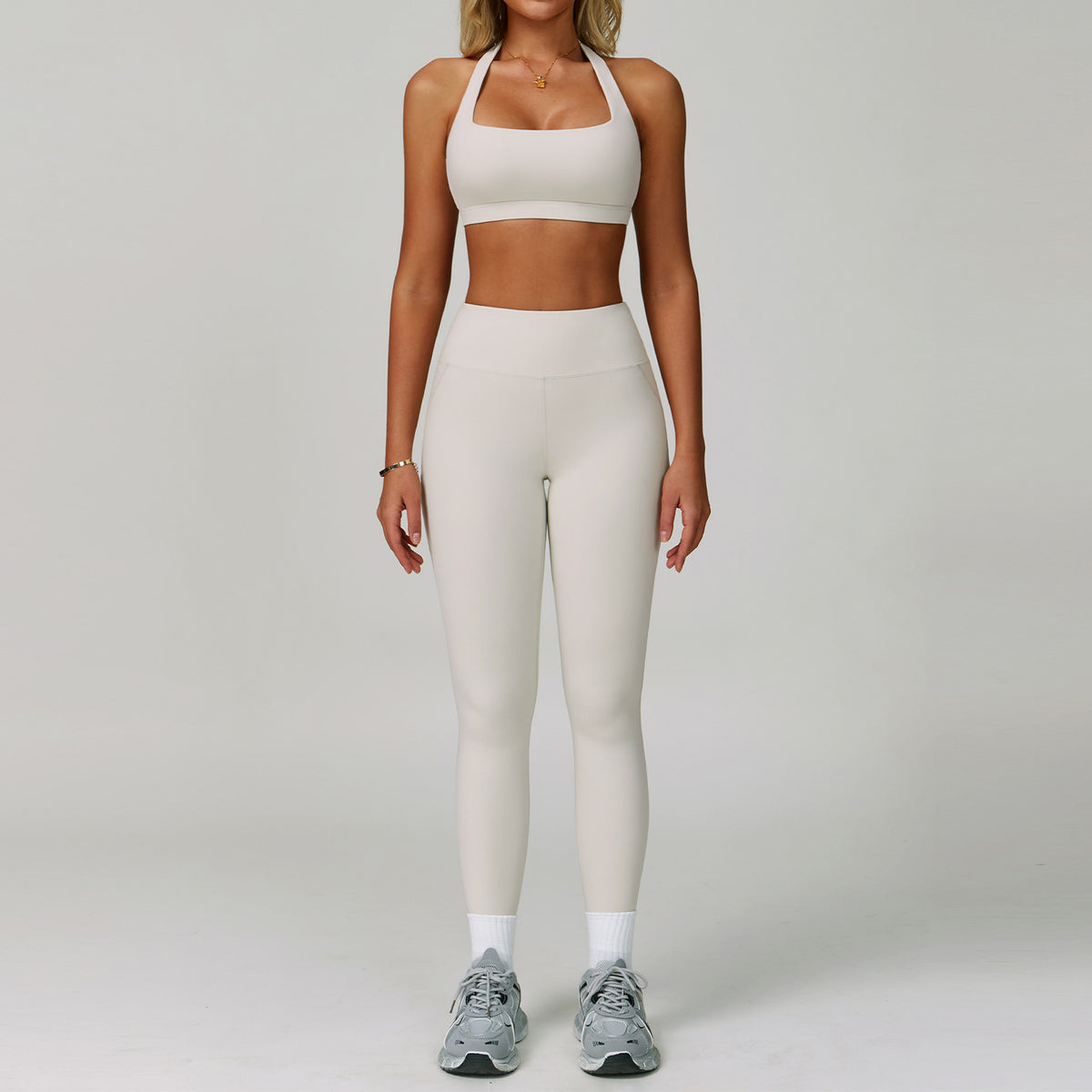 Women's Backless Yoga Fitness Set