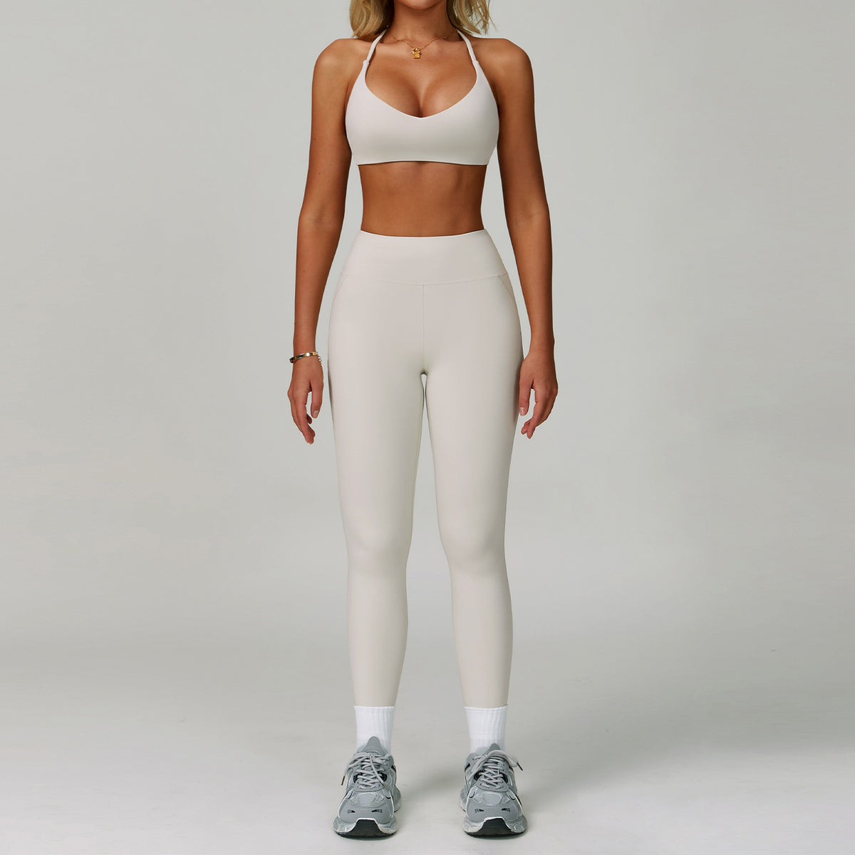 Women's Backless Yoga Fitness Set