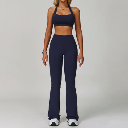 Women's Backless Yoga Fitness Set