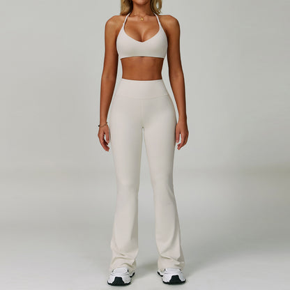 Women's Backless Yoga Fitness Set