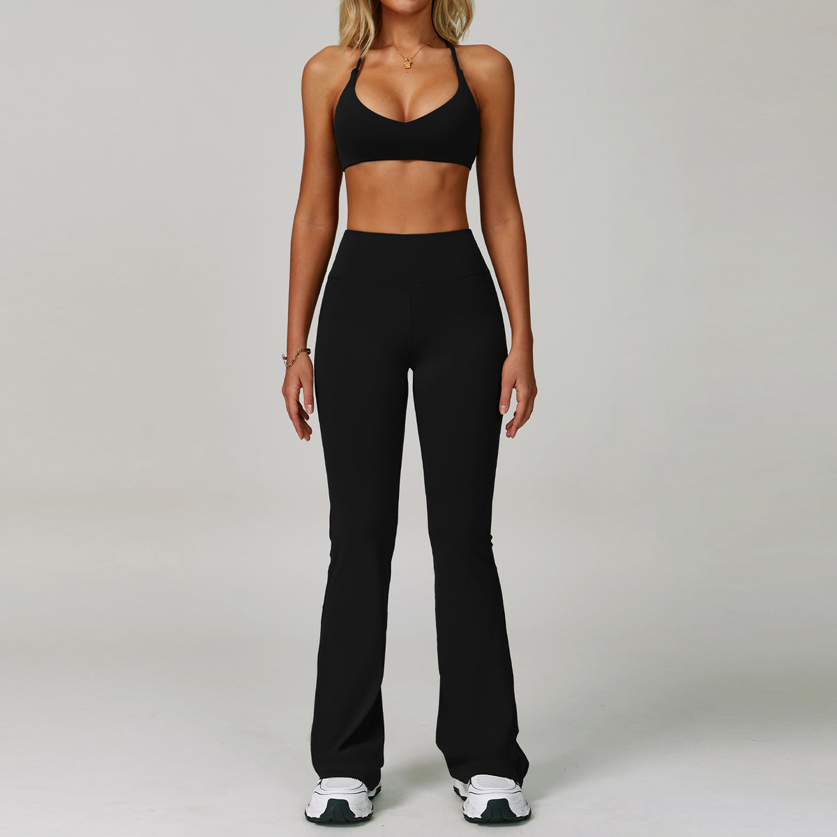 Women's Backless Yoga Fitness Set