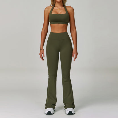 Women's Backless Yoga Fitness Set