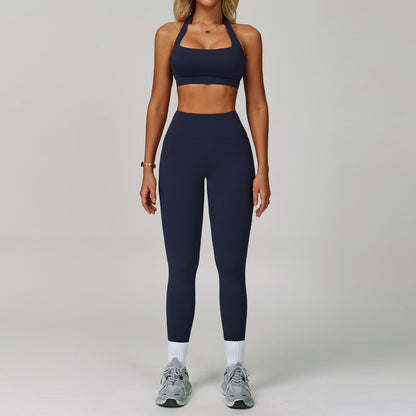 Women's Backless Yoga Fitness Set