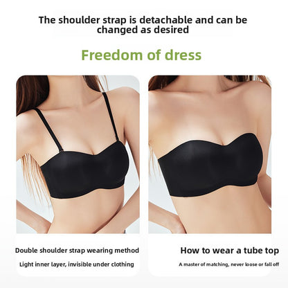 Strapless Seamless Bra with Side Support
