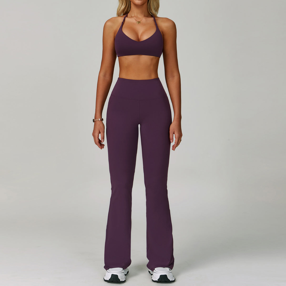 Women's Backless Yoga Fitness Set
