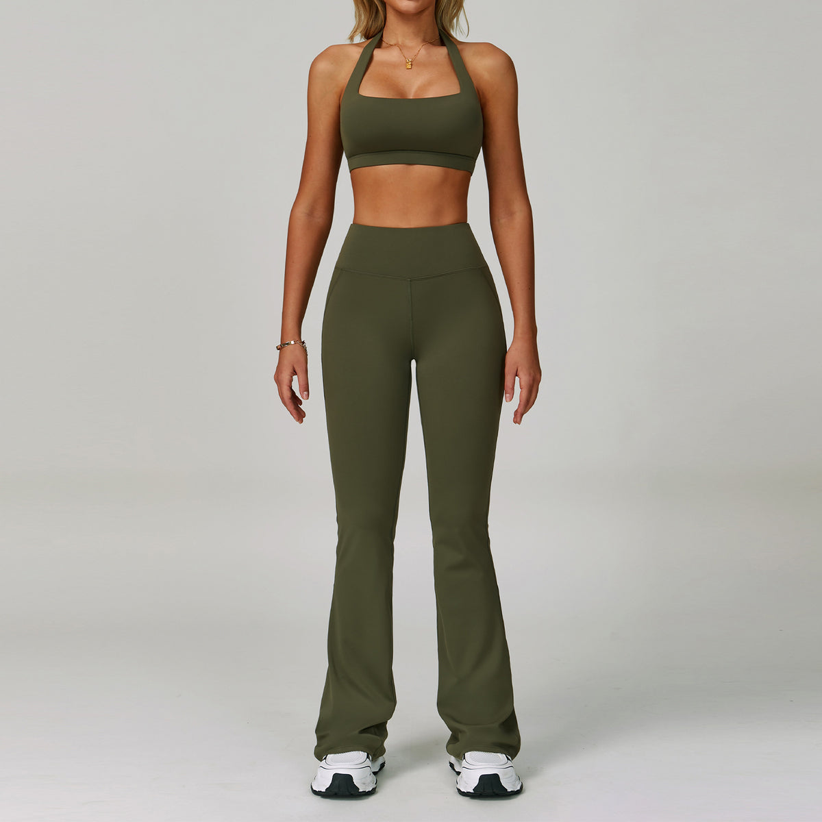 Women's Backless Yoga Fitness Set