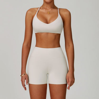 Women's Backless Yoga Fitness Set