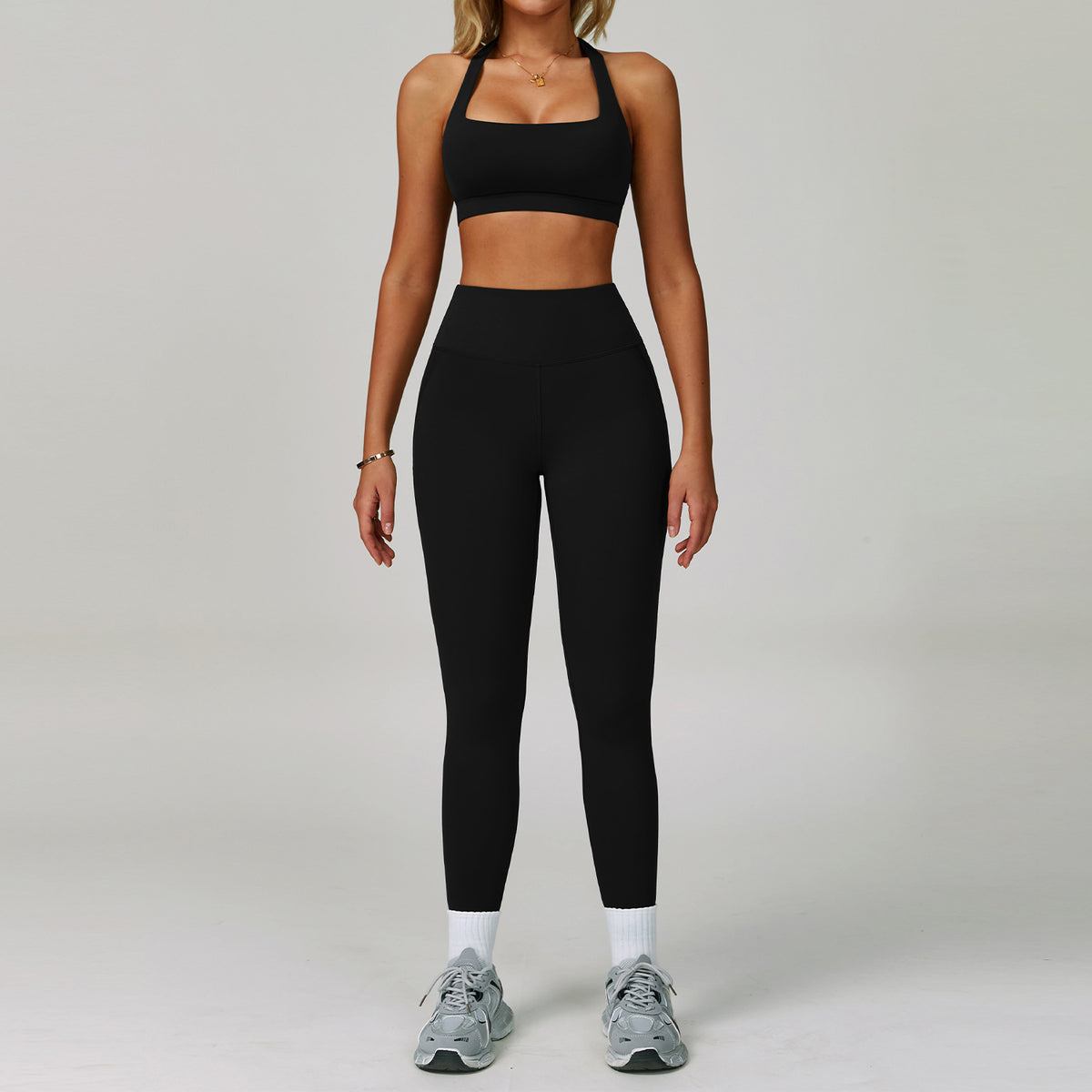 Women's Backless Yoga Fitness Set