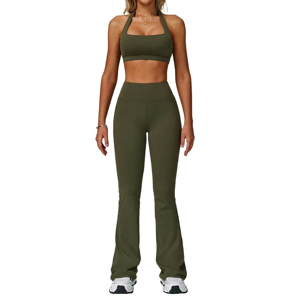 Women's Backless Yoga Fitness Set